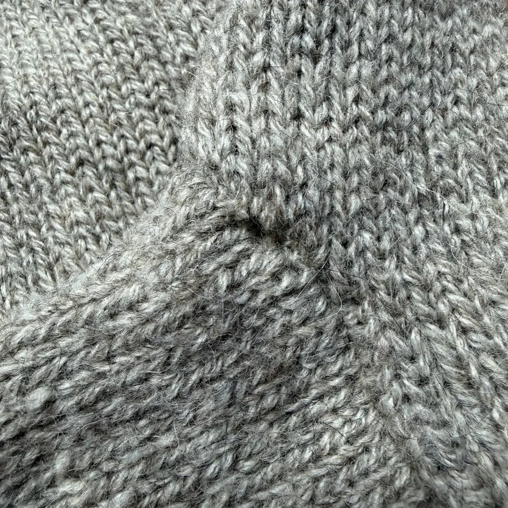 Vintage Abercrombie Fitch Cable Knit Shetland Wool Crewneck Sweater Sz M / L - Picture 14 of 15